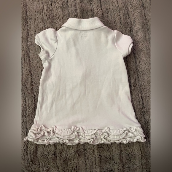 Baby Ralph Lauren White Polo with Pink & blue Accents - Picture 5 of 6